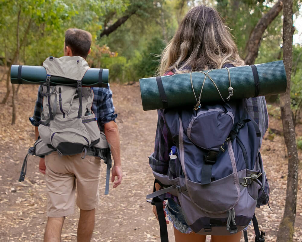 Camping and outdoor recreation applications featuring JGH's portable towels and cleaning products